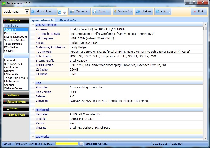 Dr. Hardware 2020 20.0 full Dr. Hardware 2020 full screenshot